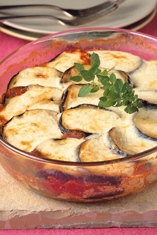 Auberginenauflauf mit Ricotta Auberginenauflauf mit Ricotta