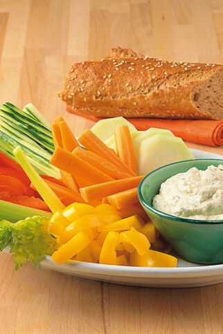 Gemüsesticks mit Dip Gemüsesticks mit Dip