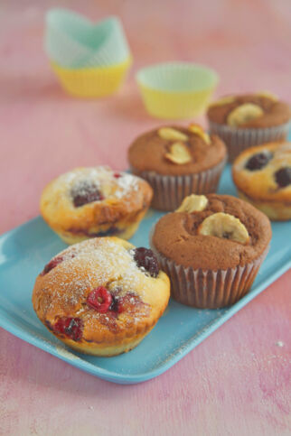 Weiße Schoko-Beeren-Muffins Weiße Schoko-Beeren-Muffins