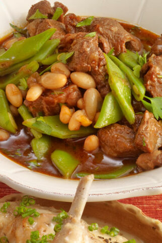 Lamm mit Bohnen Lamm mit Bohnen