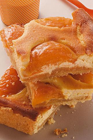 Aprikosen-Quark-Blechkuchen Aprikosen-Quark-Blechkuchen