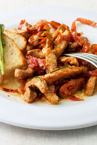 Saltimbocca-Geschnetzeltes Saltimbocca-Geschnetzeltes