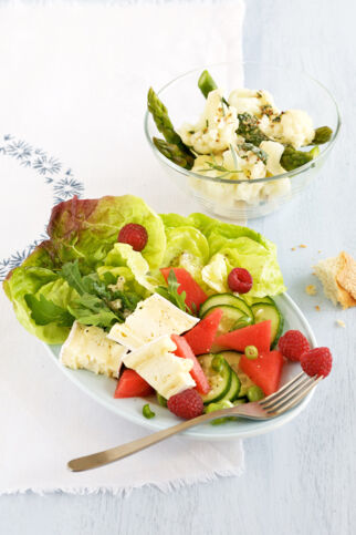 Spargel-Blumenkohl-Salat