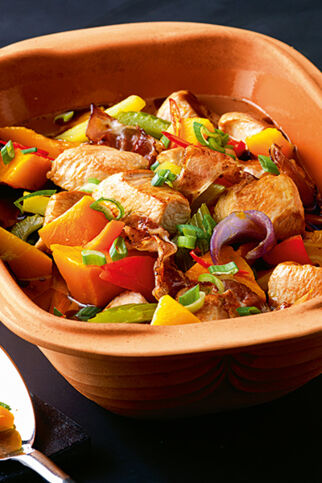 Kürbistopf mit Putenbrustfilet Kürbistopf mit Putenbrustfilet