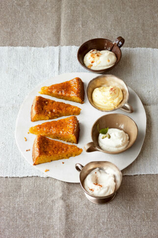 Saftiger Orangen-Mandel-Kuchen Saftiger Orangen-Mandel-Kuchen