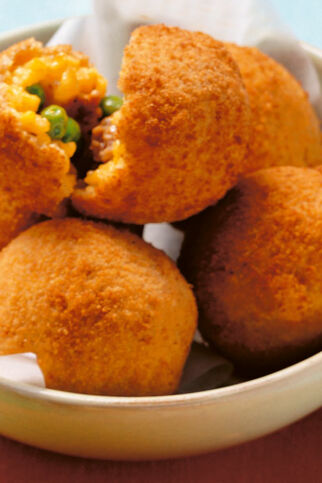 Arancini - knusprige Reisbällchen
