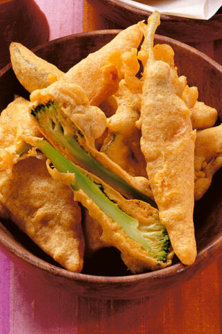 Gemüse in Kichererbsenteig Gemüse in Kichererbsenteig