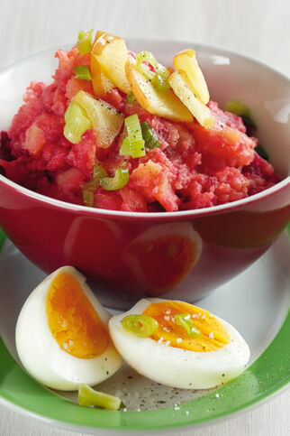 Rotes Kartoffelpüree Rotes Kartoffelpüree