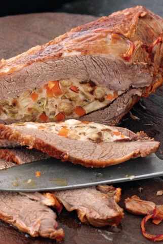 Gefüllter Kalbstafelspitz mit Morcheln