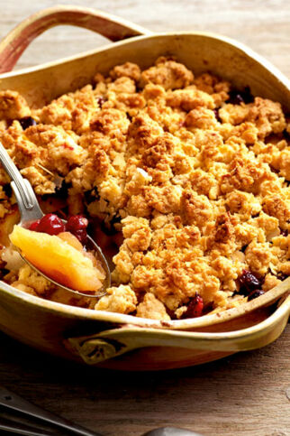Apfel-Cranberry-Crumble Apfel-Cranberry-Crumble