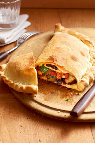 Calzone mit Waldpilzen