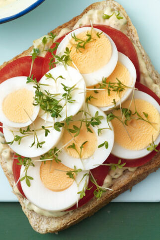 Eiersandwich mit Remoulade