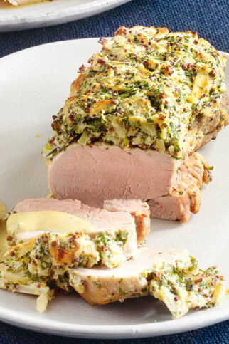 Schweinefilet mit Senfkruste