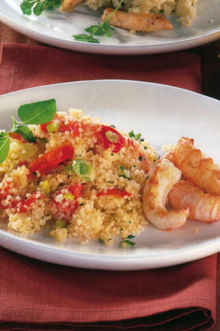 Couscous mit Scampi