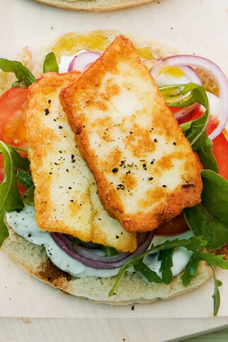 Halloumi-Fladenbrote Halloumi-Fladenbrote