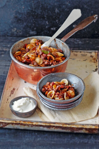 Orecchiette mit Wildschwein-Ragout
