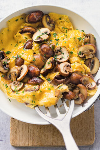 Champignonrührei Champignonrührei