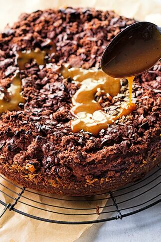 Schoko-Karamellkuchen Schoko-Karamellkuchen