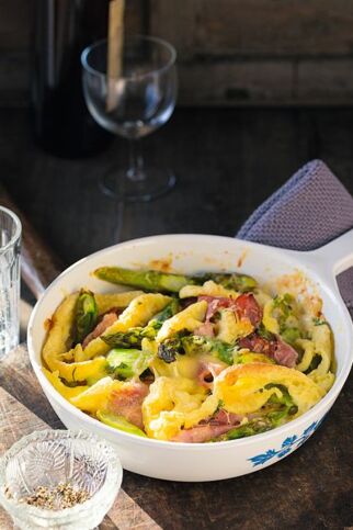 Spätzle mit Spargel