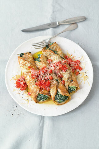 Crespelle mit Ricotta-Füllung Crespelle mit Ricotta-Füllung