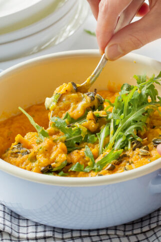 Süßkartoffelpüree aus dem Ofen Süßkartoffelpüree aus dem Ofen