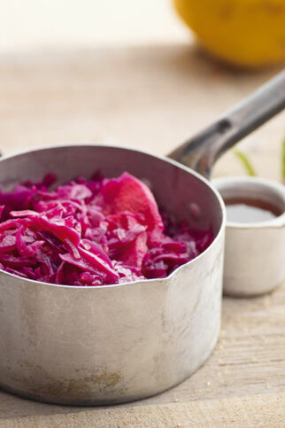 Rotkohl mit Quitten Rotkohl mit Quitten