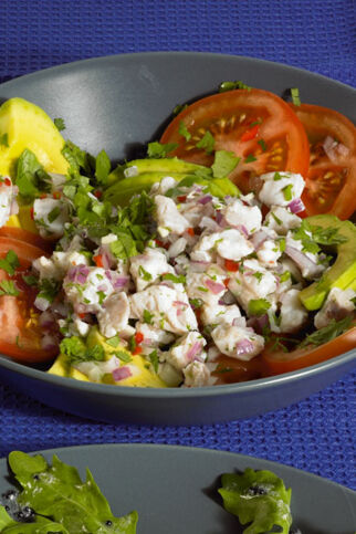 Ceviche vom Rotbarsch