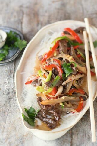 Rindfleisch mit Austernsauce Rindfleisch mit Austernsauce