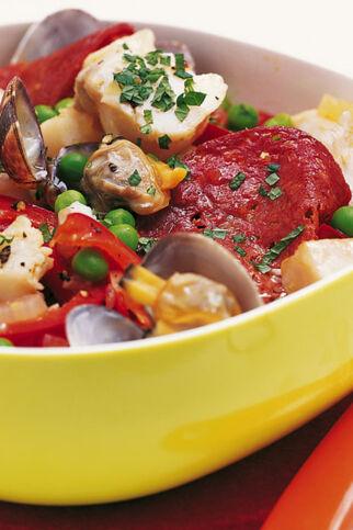 Fischtopf mit Chorizo Fischtopf mit Chorizo