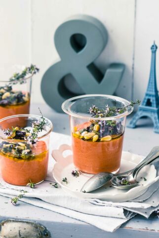 Verrine de poivrons - Paprikaverrine