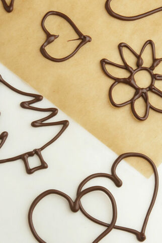 Schoko-Ornamente Schoko-Ornamente