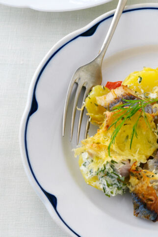 Kartoffel-Hering-Gratin Kartoffel-Hering-Gratin