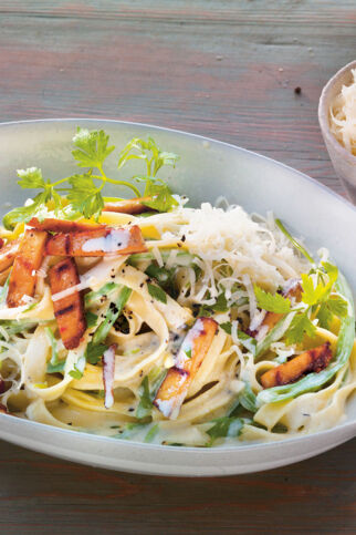 Tofu-Pasta Carbonara-Style Tofu-Pasta Carbonara-Style