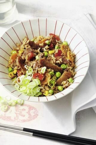 Seitan-Nasi-Goreng Seitan-Nasi-Goreng