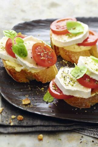 Ziegenkäse-Canapés