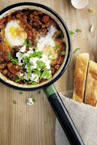 Auberginen-Shakshuka Auberginen-Shakshuka