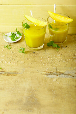 Mango-Koriander-Smoothie Mango-Koriander-Smoothie