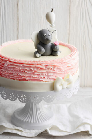 "Willkommen im Leben!"-Motivtorte