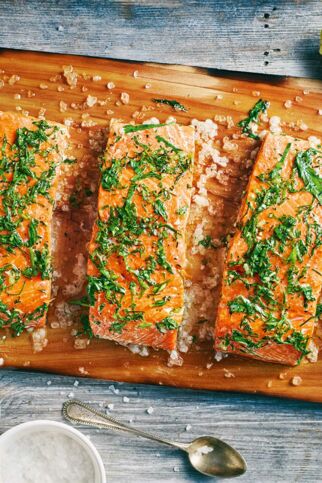 Lachsfilet von der Planke Lachsfilet von der Planke