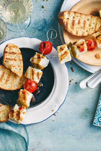 Würzige Fischspieße Würzige Fischspieße