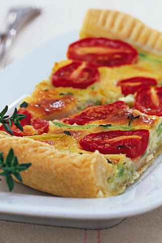 Tomaten-Lauch-Tarte