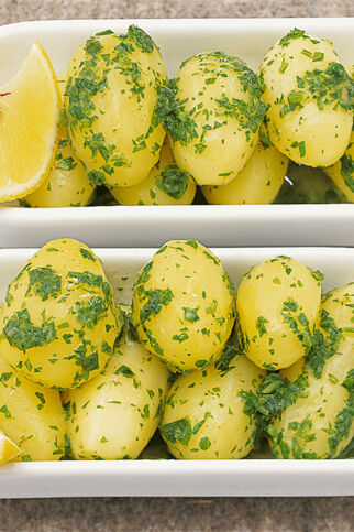 Zitronenbutter-Kartoffeln