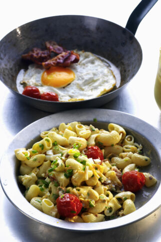 Nudelsalat »Ham And Eggs«