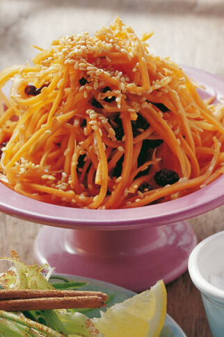 Möhrensalat mit Orange Möhrensalat mit Orange