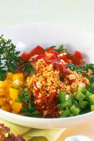 Warmer Hirsesalat Warmer Hirsesalat