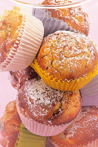 Aprikosen-Minze-Muffins
