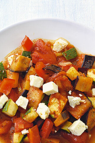 Ratatouille mit Feta Ratatouille mit Feta