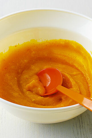 Hirse-Kürbis-Apfel-Brei Hirse-Kürbis-Apfel-Brei