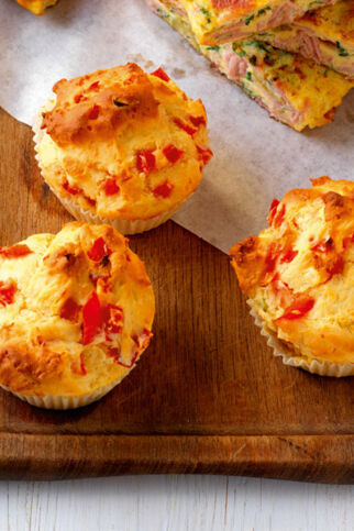 Scharfe Käsemuffins mit Rosmarin