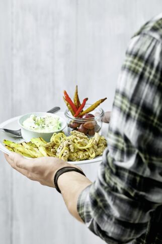 Gyros mit Fenchel und Zaziki Gyros mit Fenchel und Zaziki